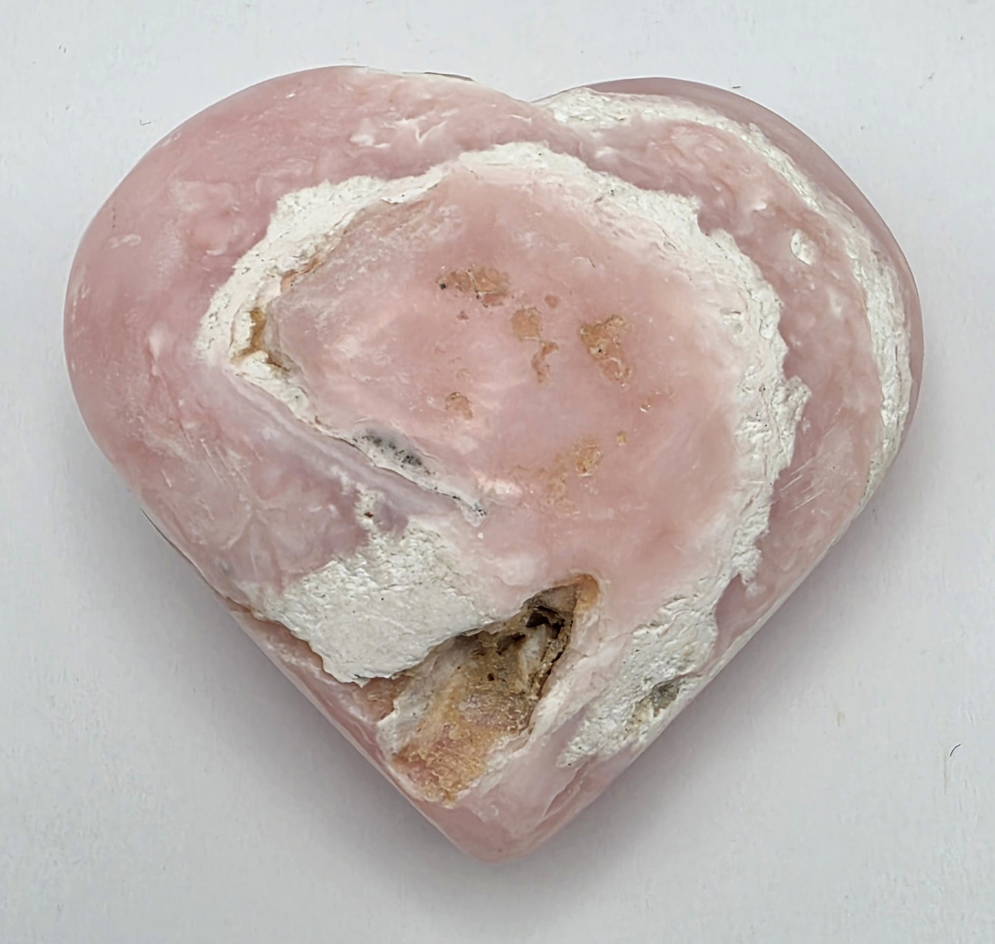 Peruvian Pink Opal Heart