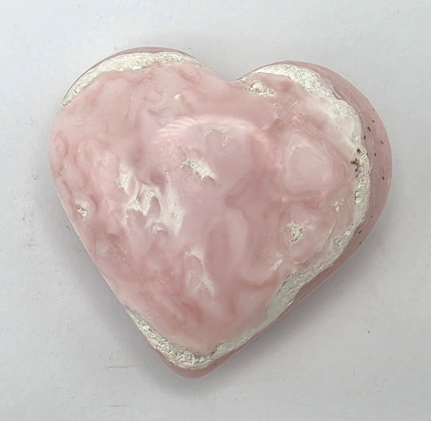 Peruvian Pink Opal Heart