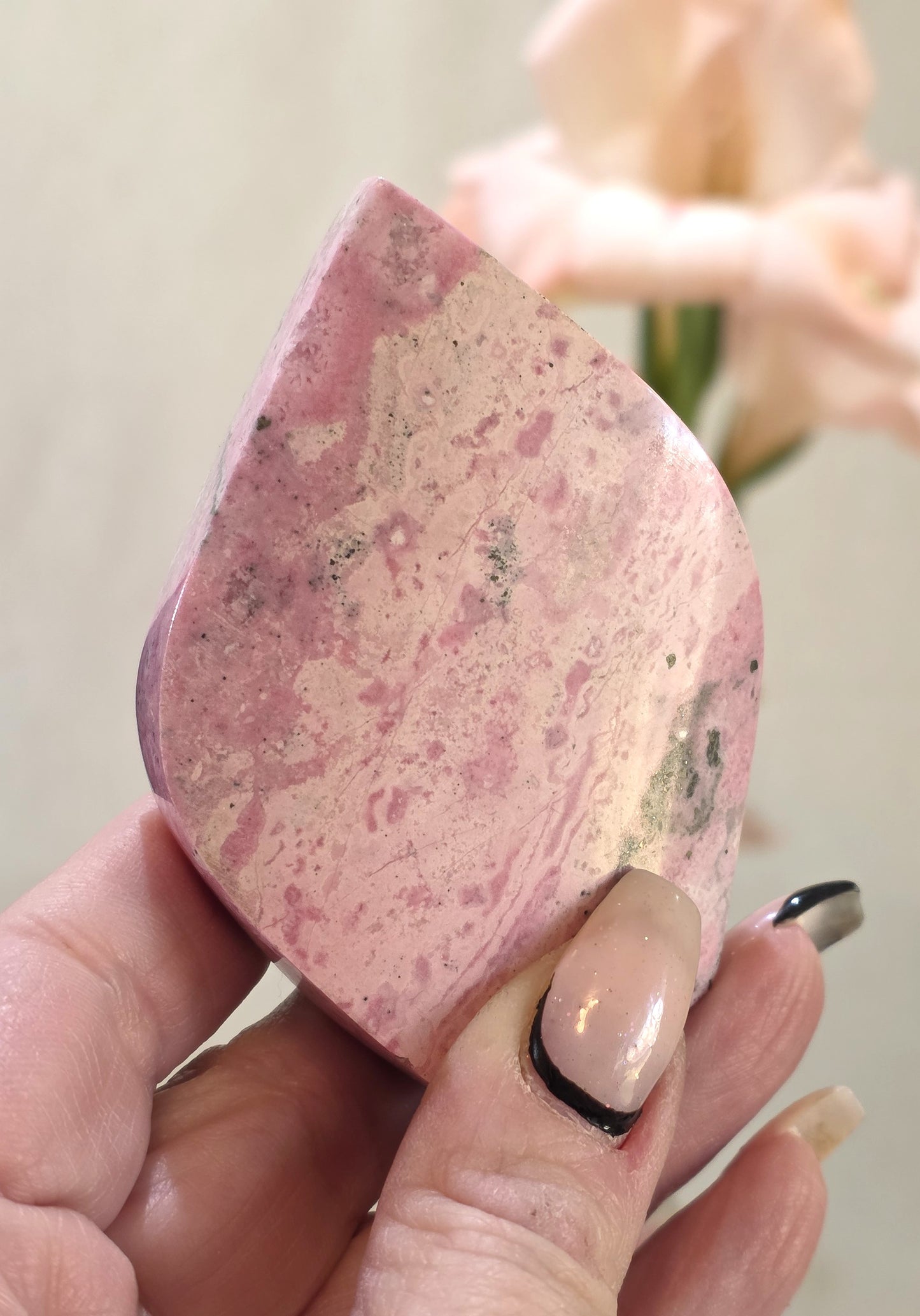 Peruvian Rhodonite Flame