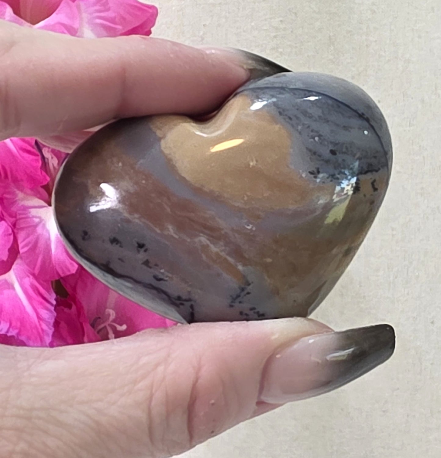 Dendritic Agate Heart