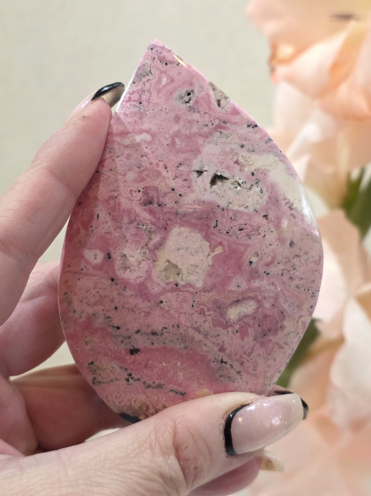 Peruvian Rhodonite Flame