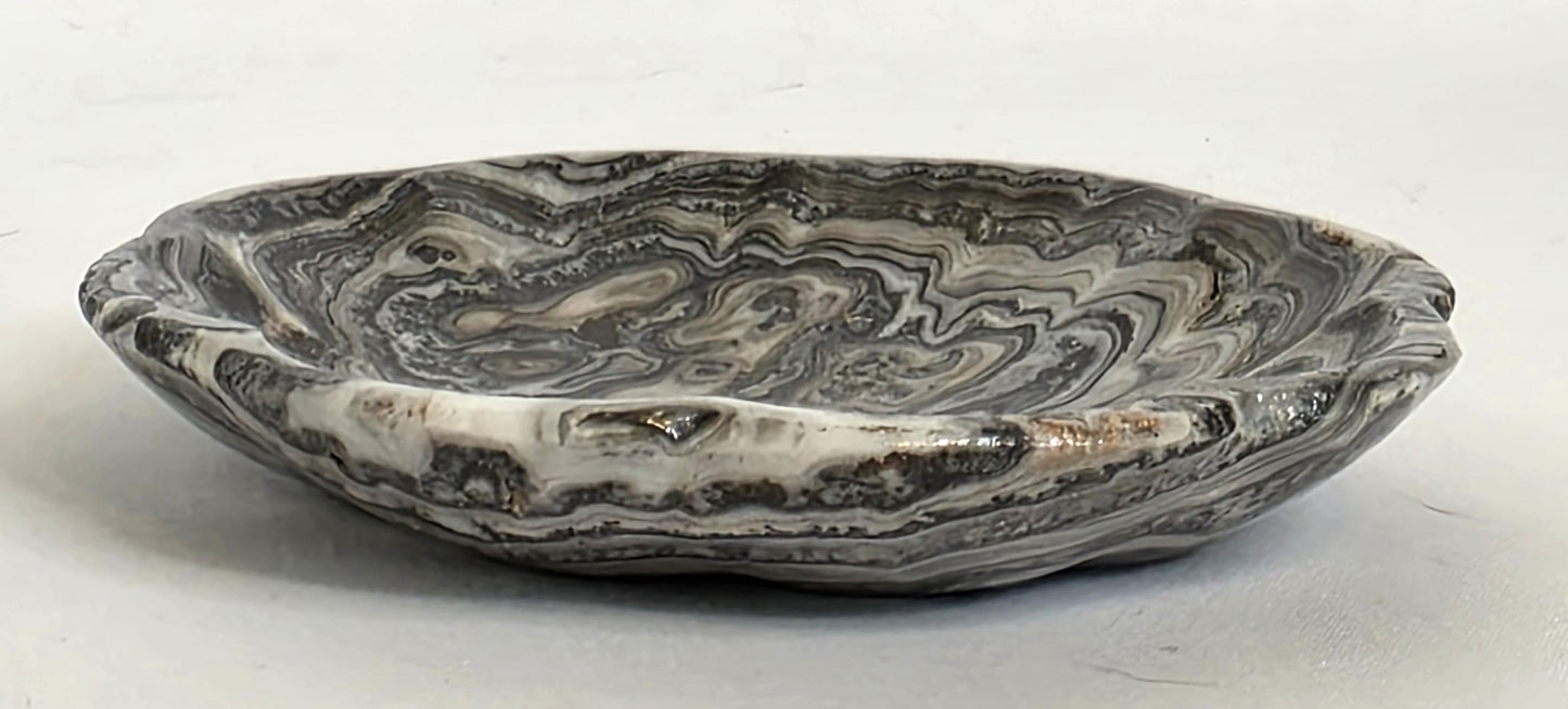 Banded Zebra Calcite Dish