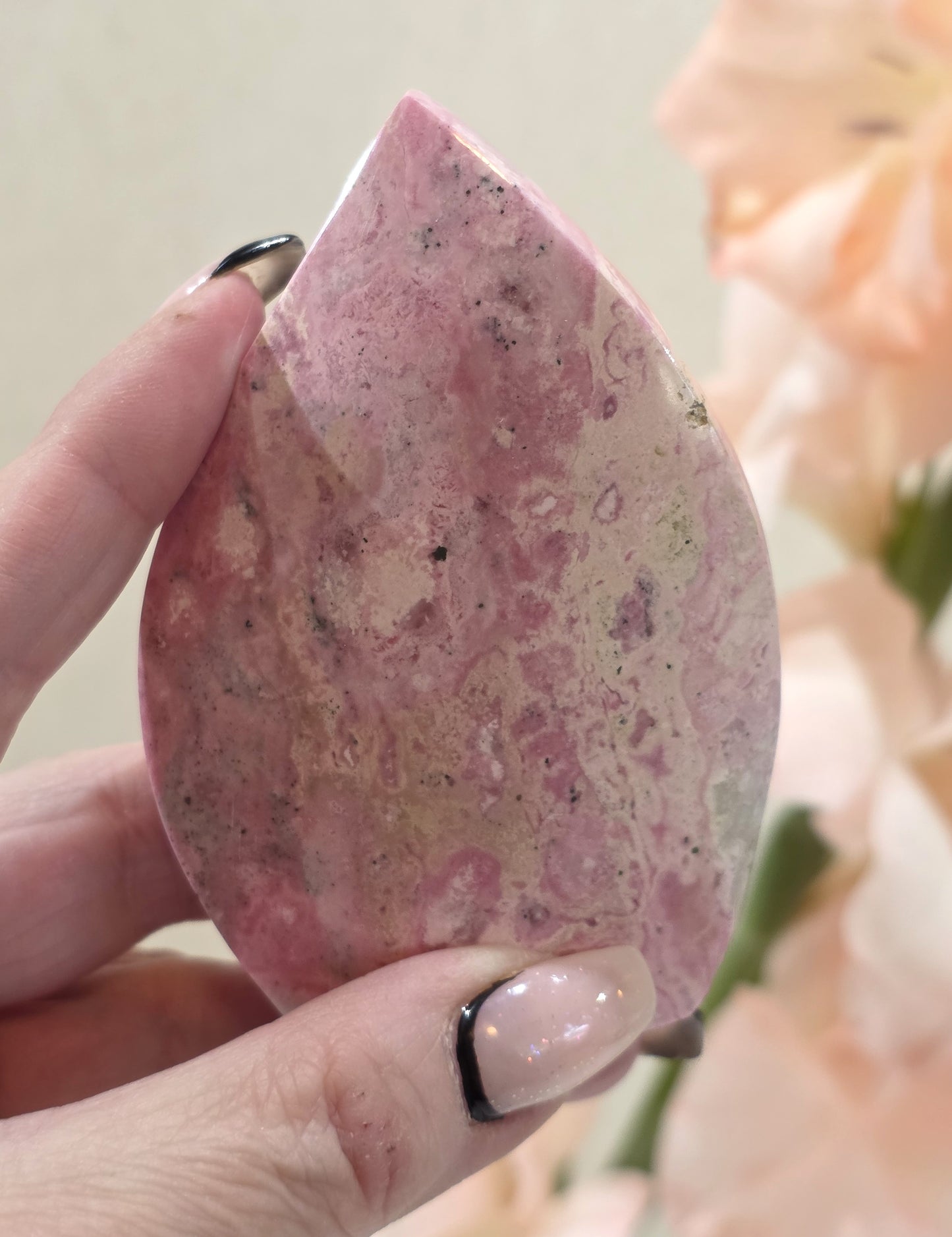Peuvian Rhodonite Flame