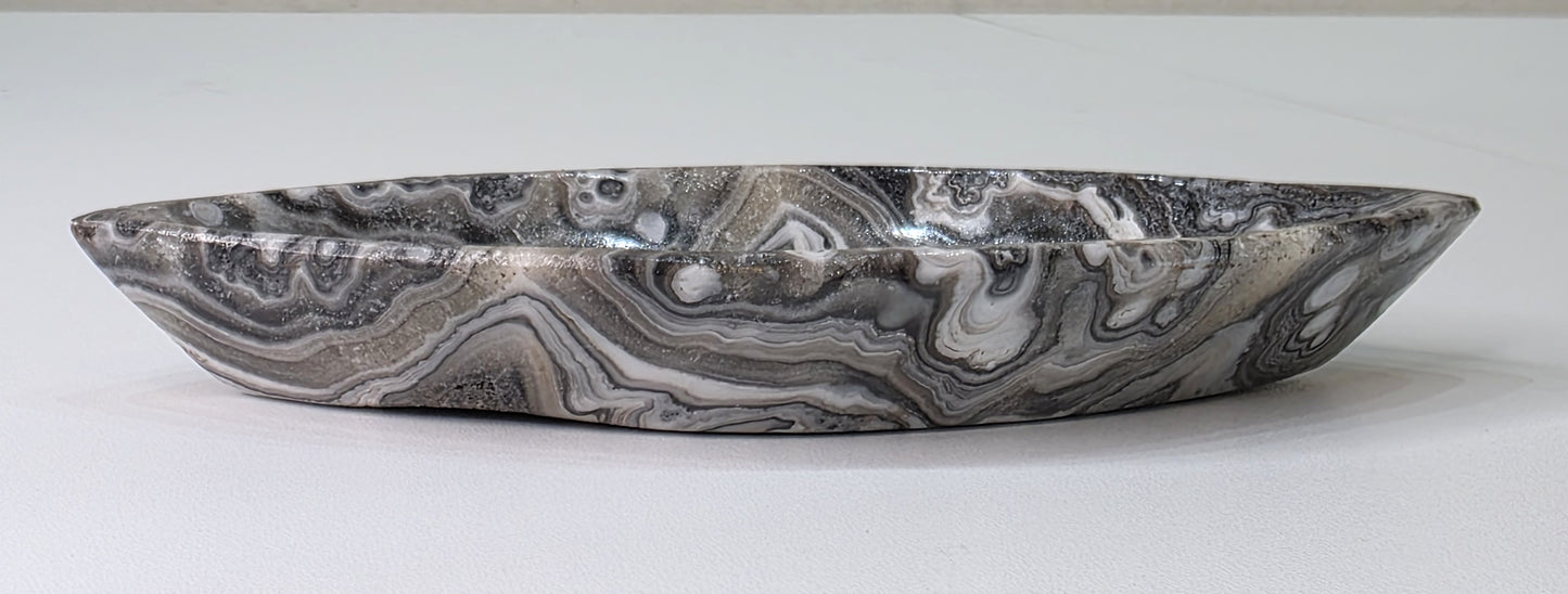 Banded Zebra Calcite Seed Tray