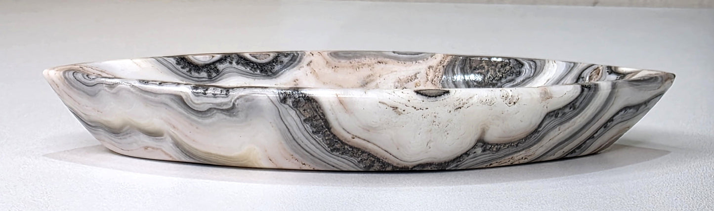Banded Zebra Calcite Seed Tray