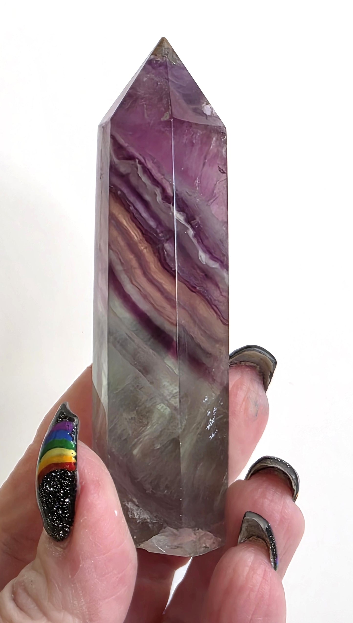 Rainbow Fluorite Tower