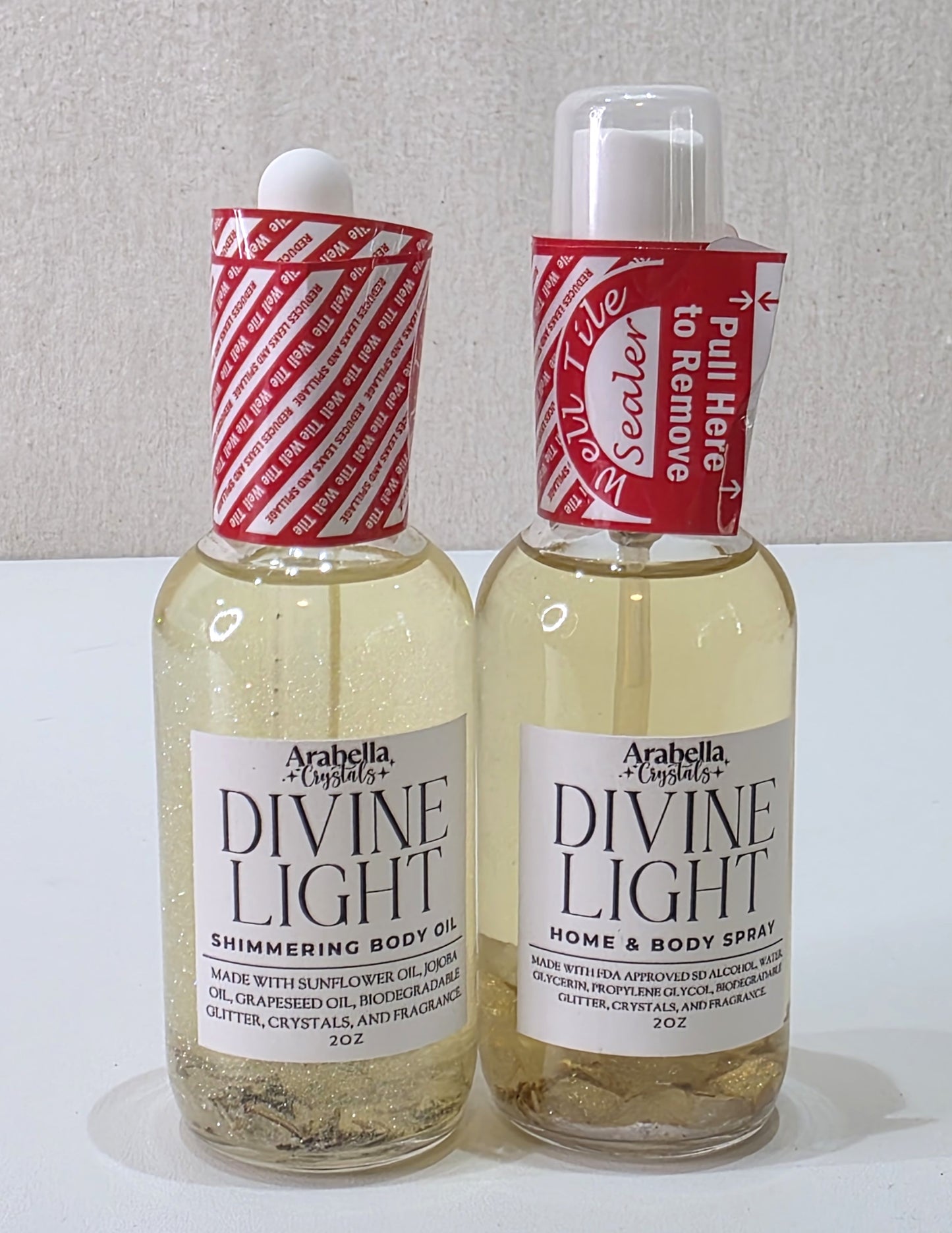 Divine Light Body Oil and Home Spray Bundle