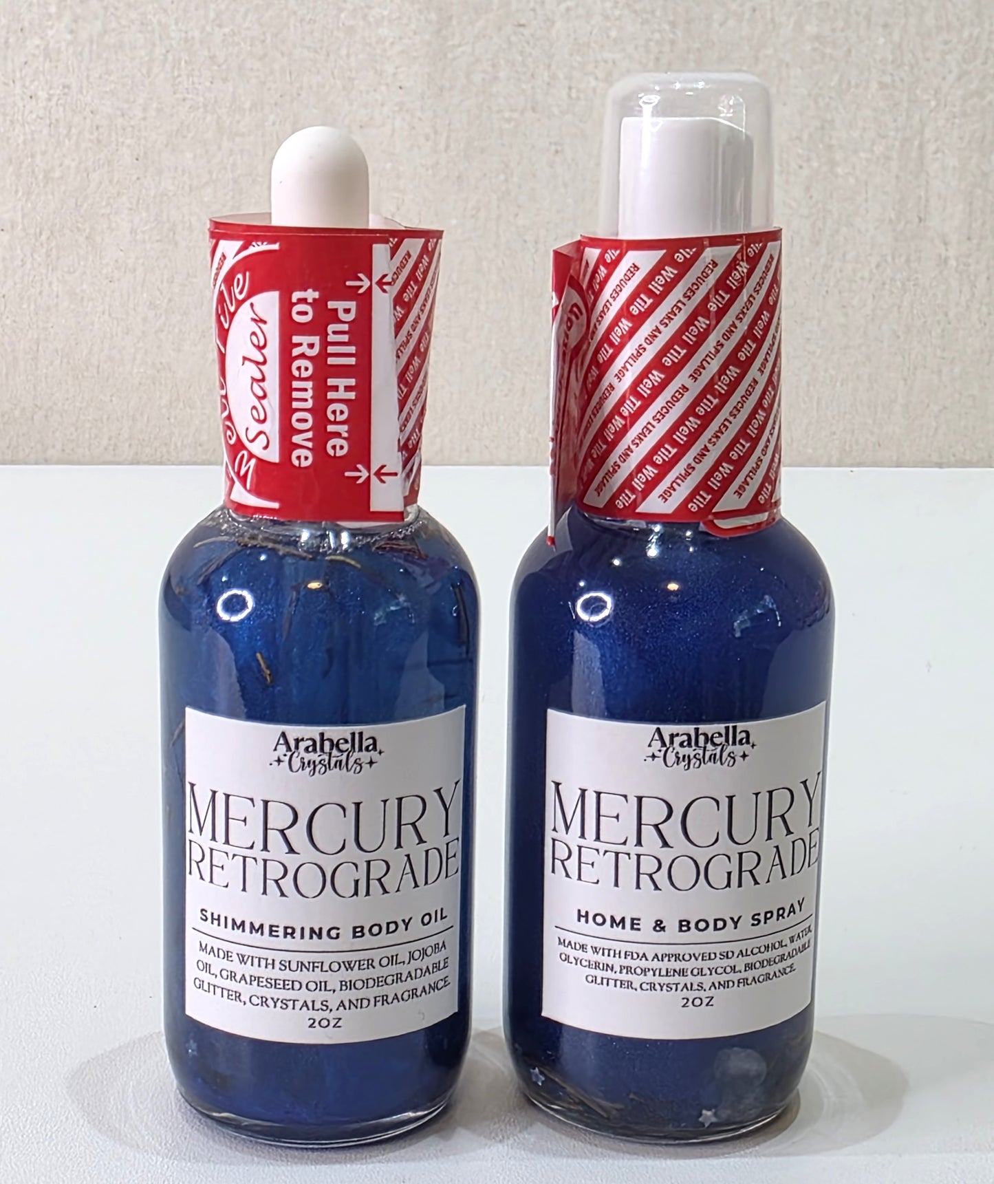 Mercury Retrograde Body Oil and Home Spray Bundle