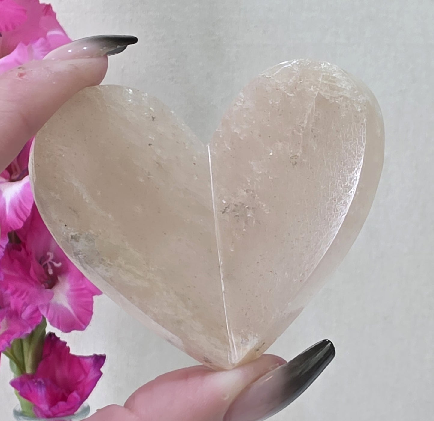 3D Moonstone Heart