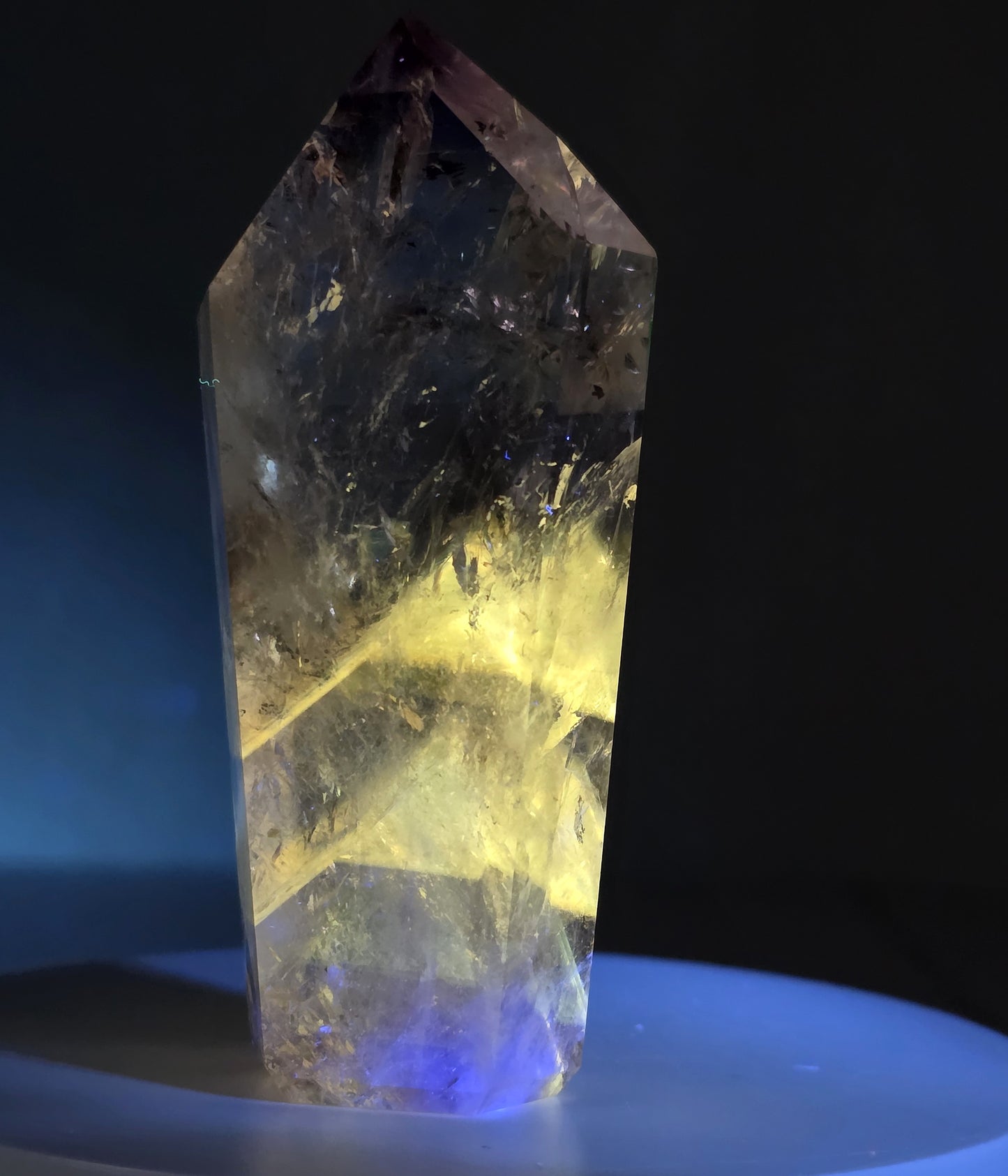 UV Reactive Amethyst Tower