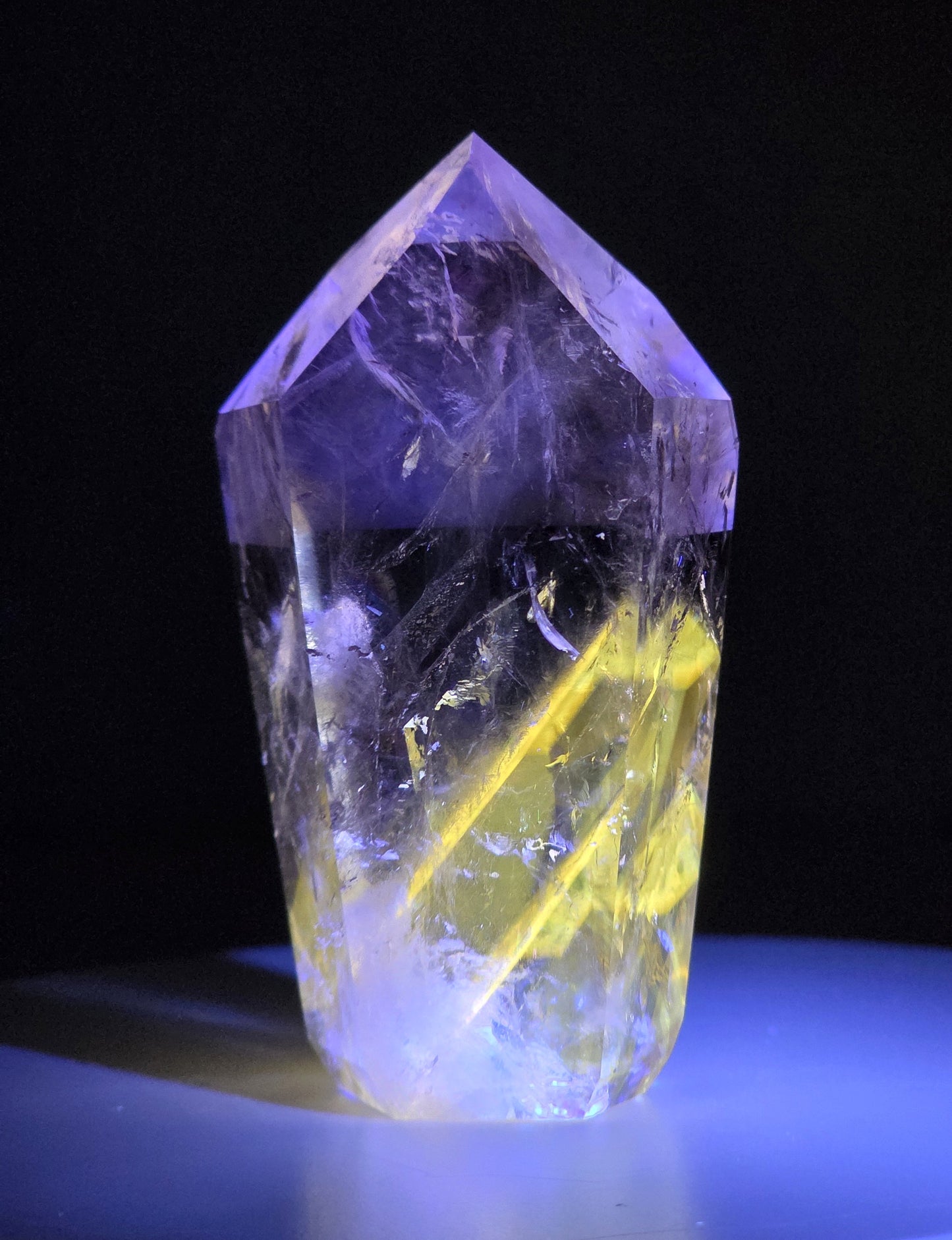 UV Reactive Amethyst Tower