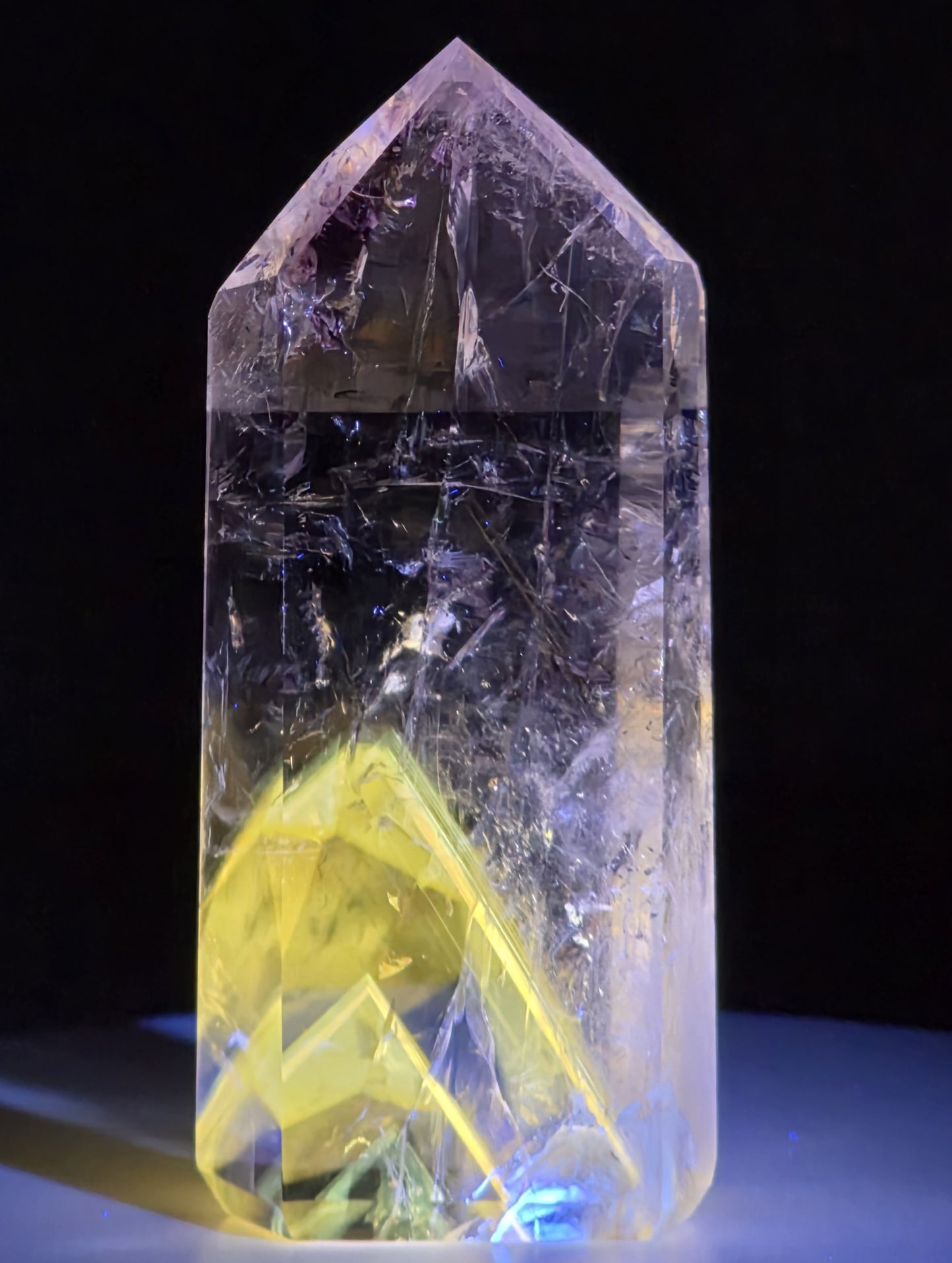 UV Reactive Amethyst Tower