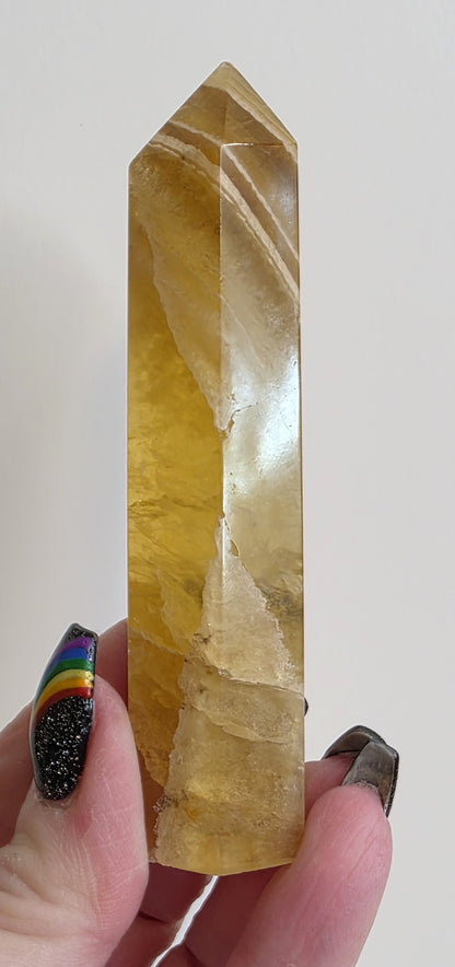 Yellow Fluorite Tower