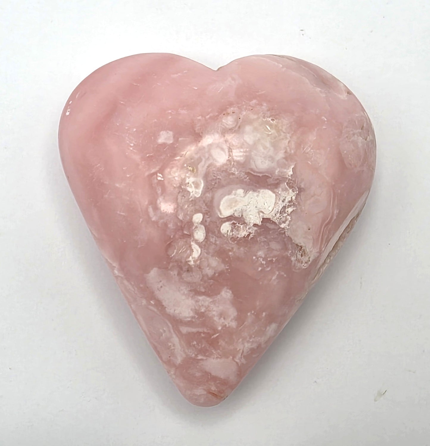 Peruvian Pink Opal Heart