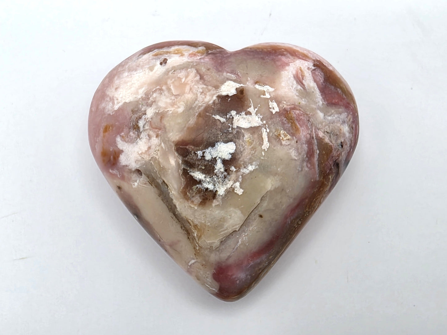 Peruvian Pink Opal Heart