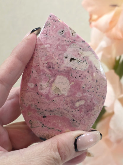 Peruvian Rhodonite Flame