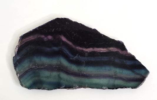 Polished Rainbow Fluorite Slab