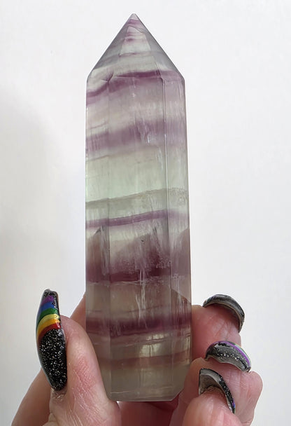 Rainbow Fluorite Tower