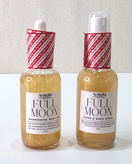 Full Moon Body Oil and Home Spray Bundle