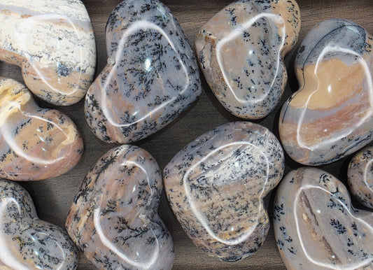 Dendritic Agate Heart