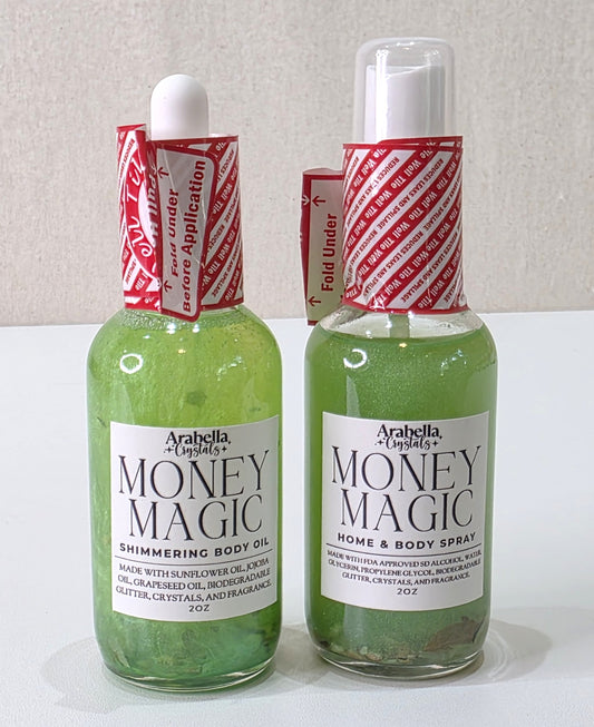 Money Magic Body Oil and Home Spray Bundle