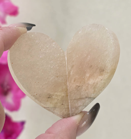 3D Moonstone Heart