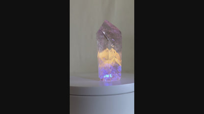 UV Reactive Amethyst Tower