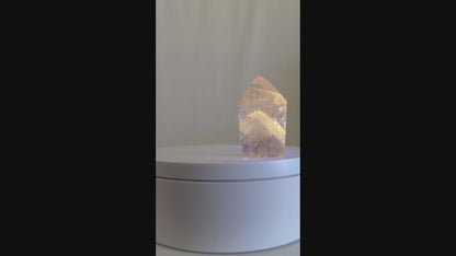 UV Reactive Amethyst Tower
