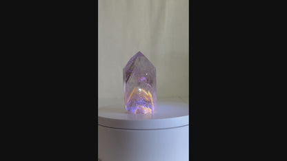 UV Reactive Amethyst Tower