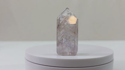 UV Reactive Amethyst Tower