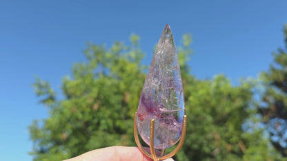 Phantom Amethyst Tear Drop