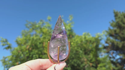 Phantom Amethyst Tear Drop