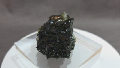 Black Epidote with Quartz