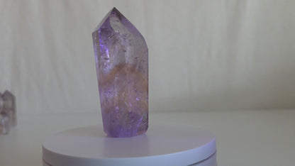 UV Reactive Amethyst Tower