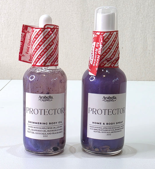 Protector Body Oil and Home Spray Bundle