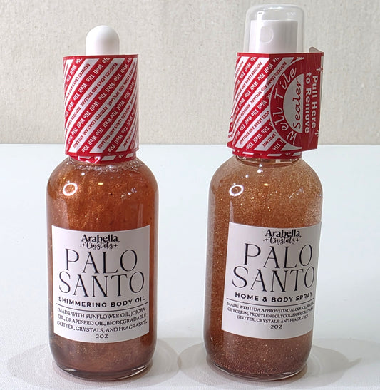 Palo Santo Body Oil and Home Spray Bundle