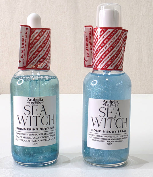 Sea Witch Body Oil and Home Spray Bundle